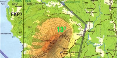 Kamerun-hegység térkép