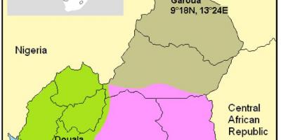 Térkép Kamerun éghajlat